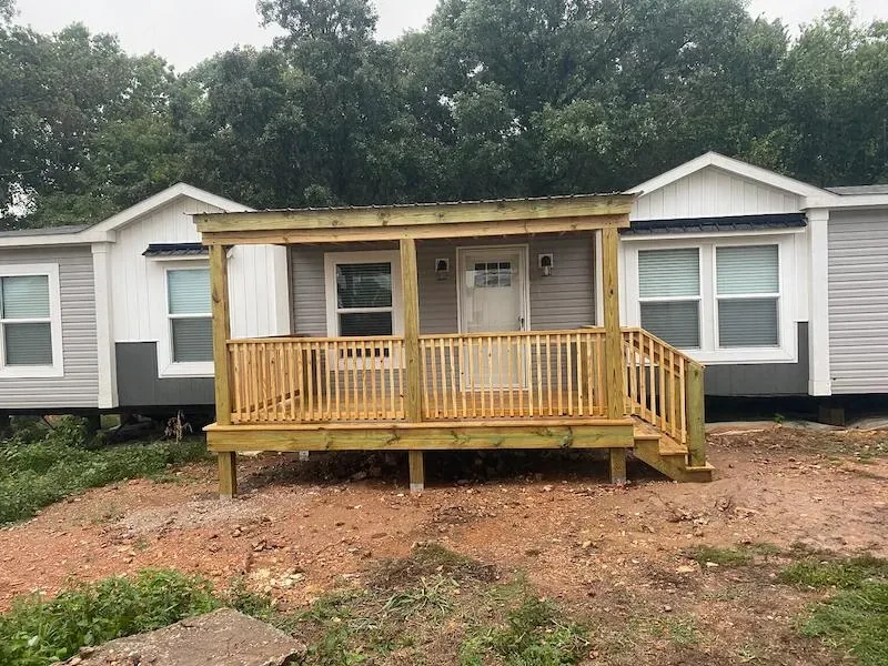 10x16 wood deck with matching railings — JHG Contracting LLC serving Summers, AR