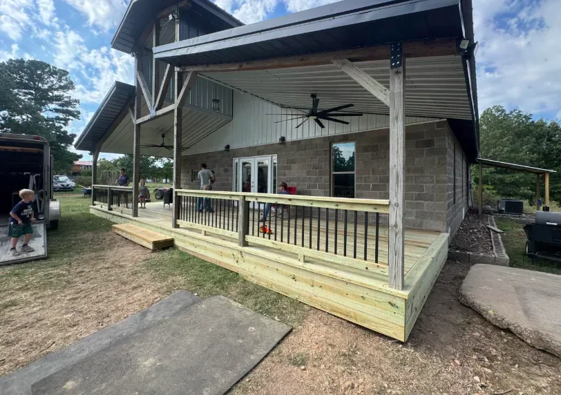 12x40 wood deck Lincoln Arkansas — JHG Contracting LLC serving Gravette, AR