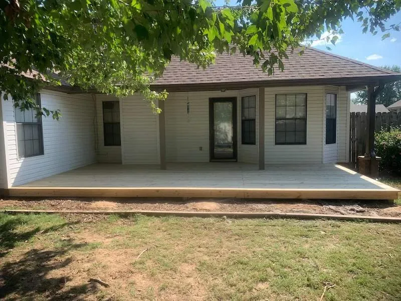 14x24 custom wood deck — JHG Contracting LLC serving West Fork, AR